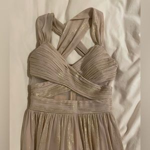 Gold Floor Length Dress